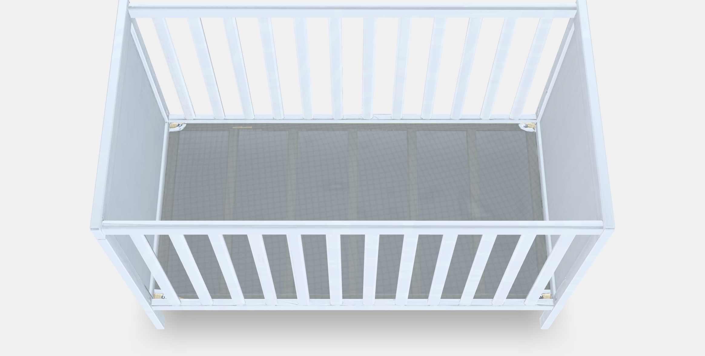 SUNDVIK Crib Low-poly 3D model_7