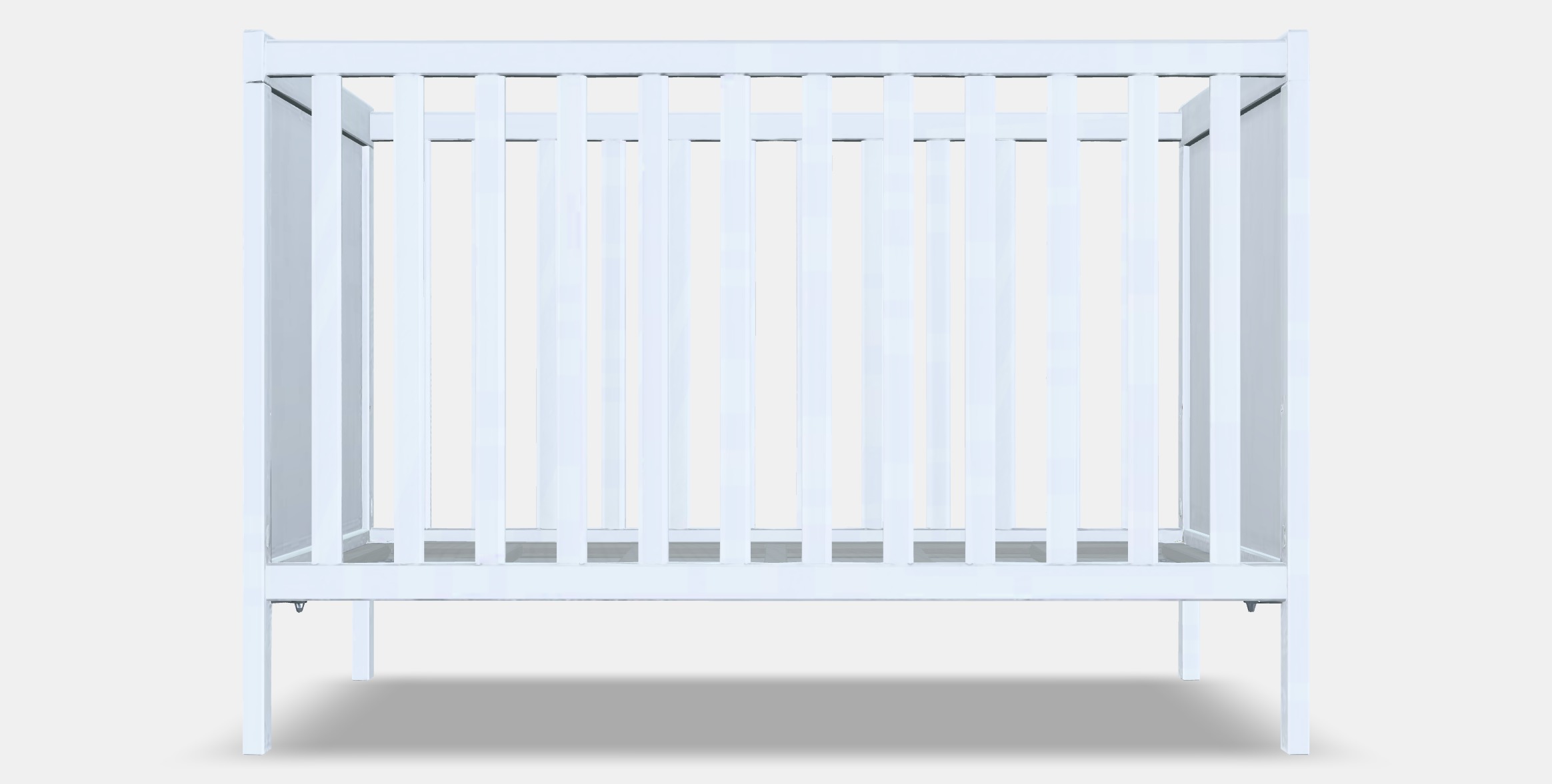 SUNDVIK Crib Low-poly 3D model_15