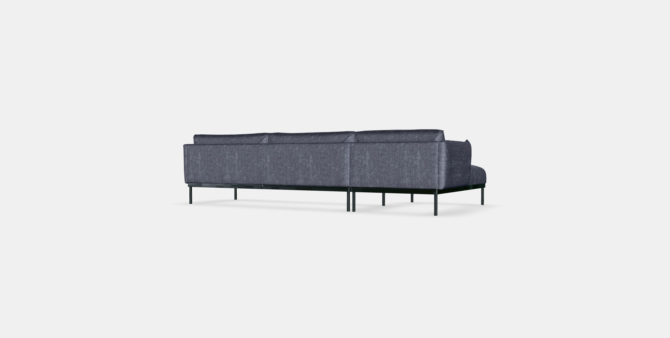APPLARYD 4-seater sofa  chaise longue Low-poly 3D model_6