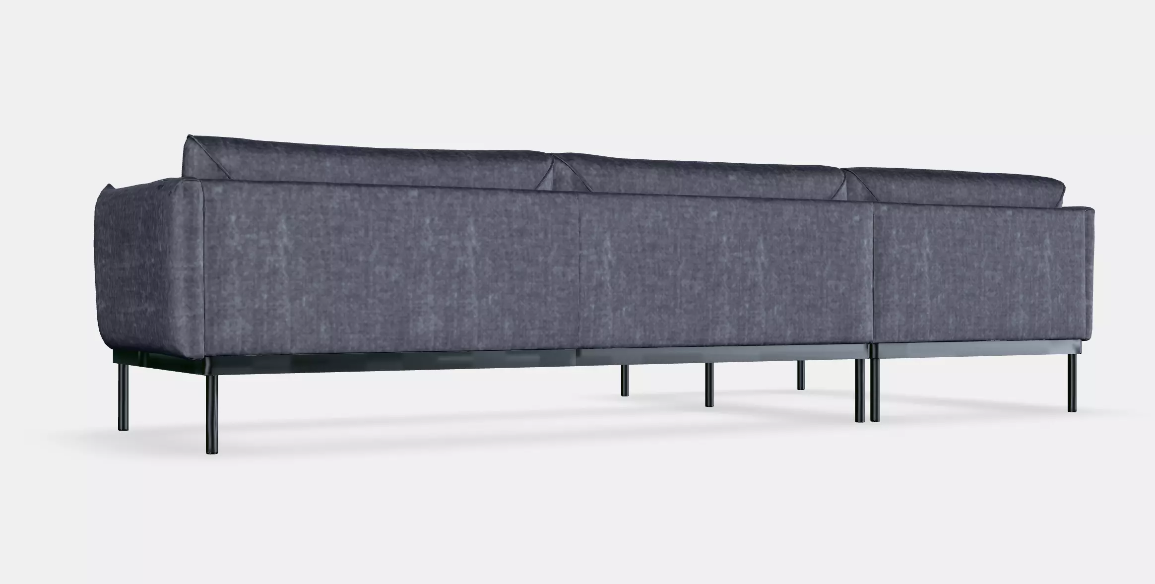 APPLARYD 4-seater sofa  chaise longue Low-poly 3D model_0