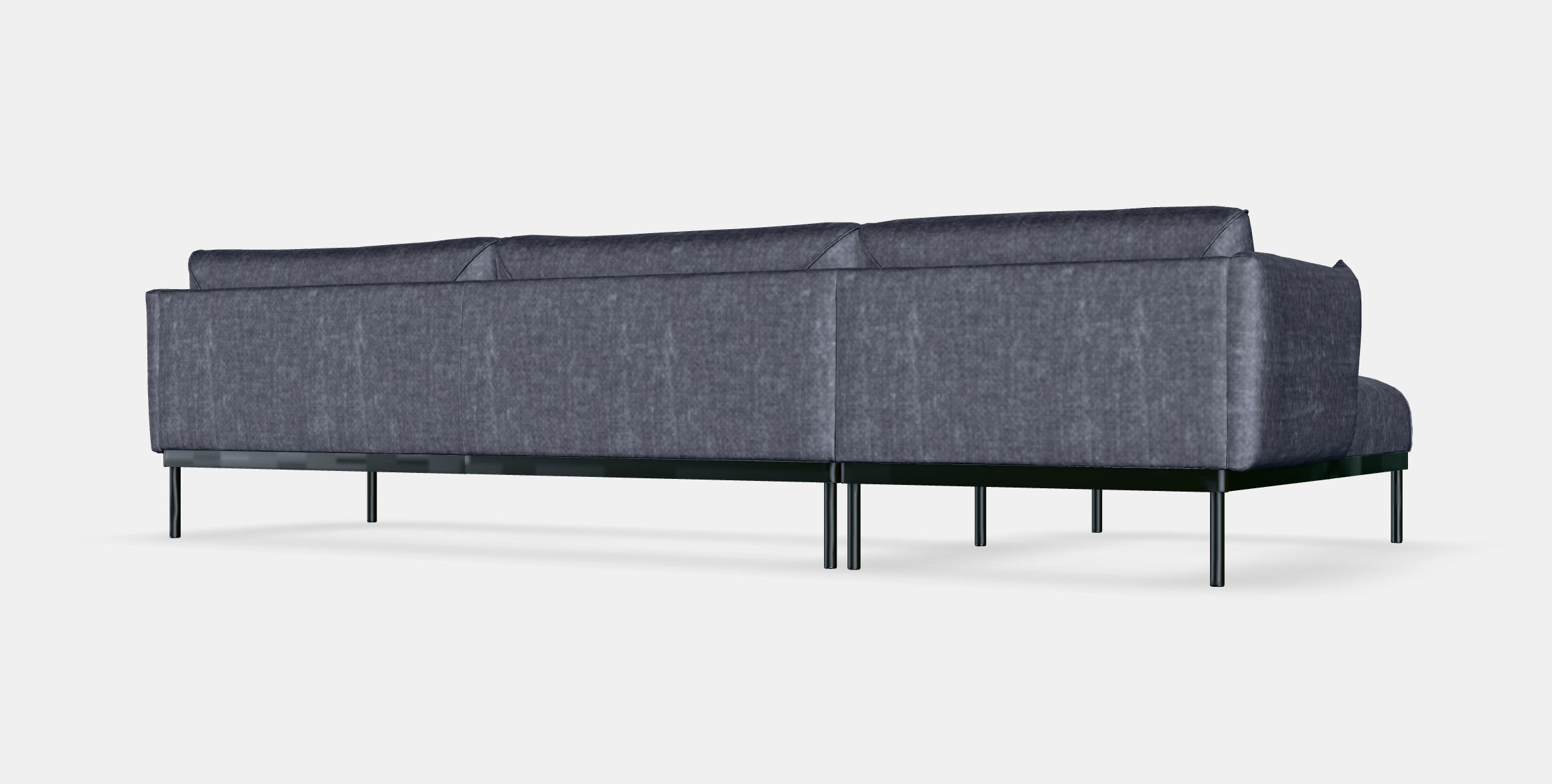 APPLARYD 4-seater sofa  chaise longue Low-poly 3D model_8