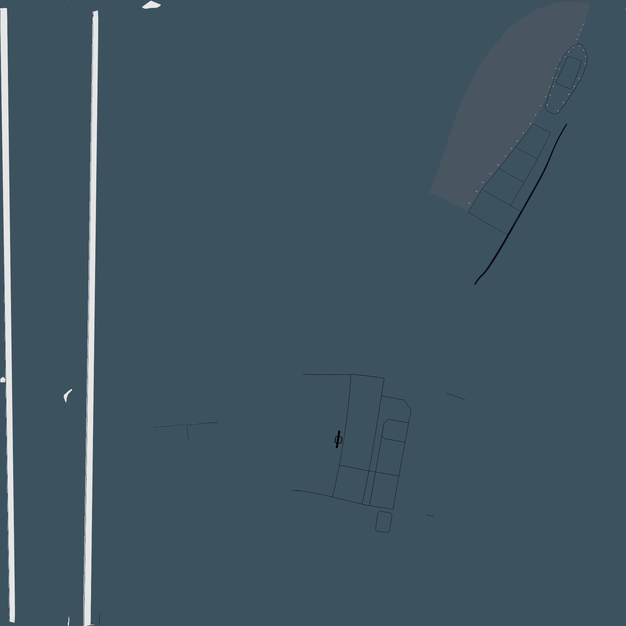 NORTHROP GRUMMAN RQ4D GROUND SURVEILLANCE - AGS NATO GLOBALHAWK- Low-poly 3D model_39