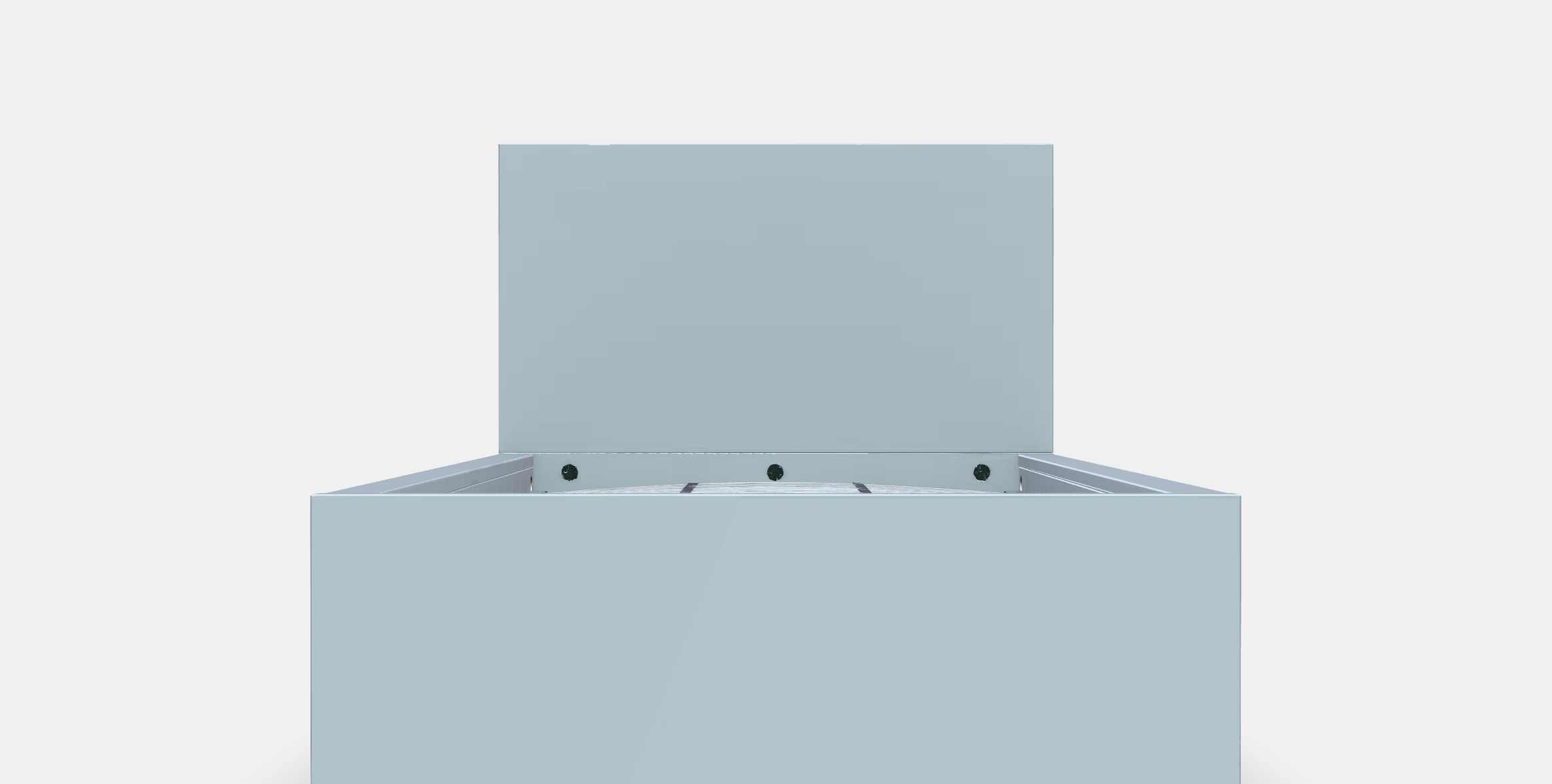 MALM High bed frame 2 Low-poly 3D model_11