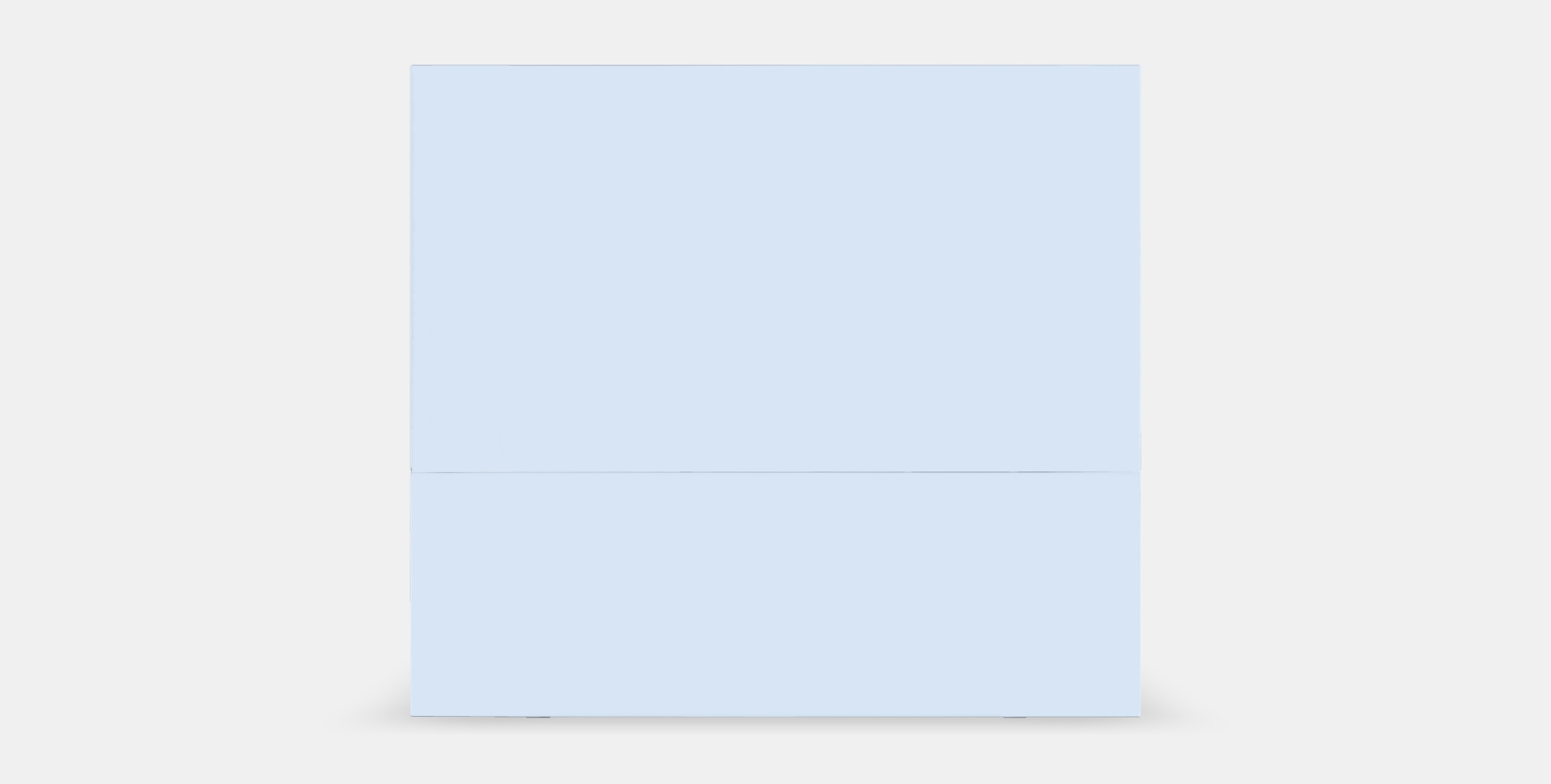 MALM High bed frame 2 Low-poly 3D model_15