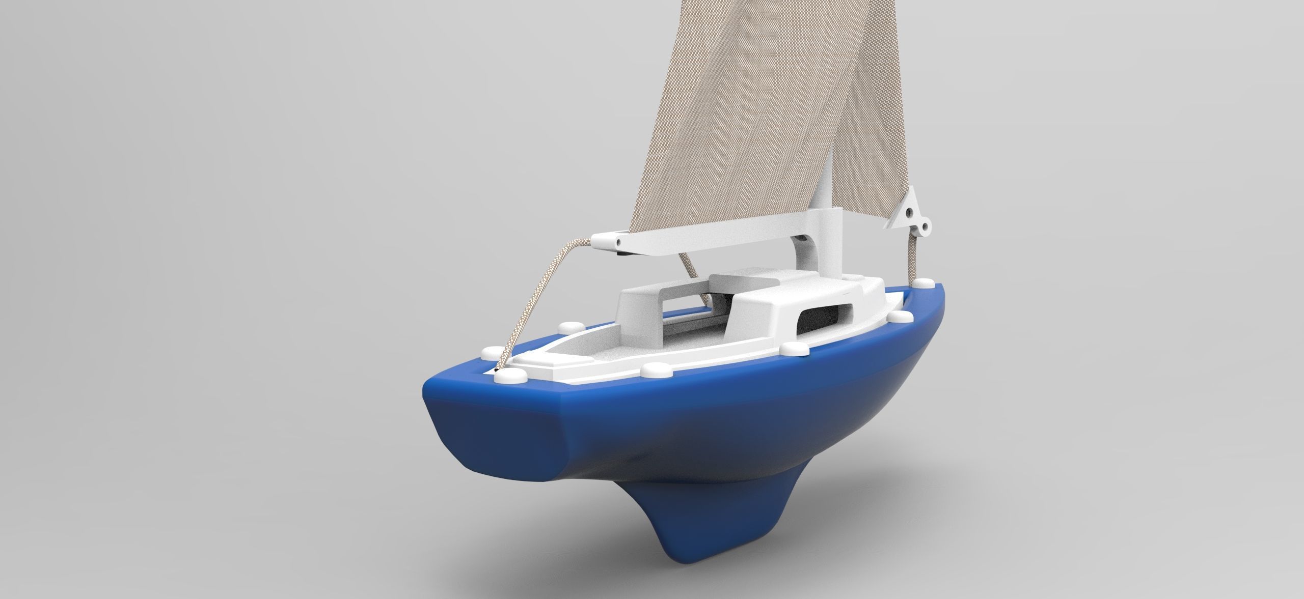 Sailboat 3D print model_3