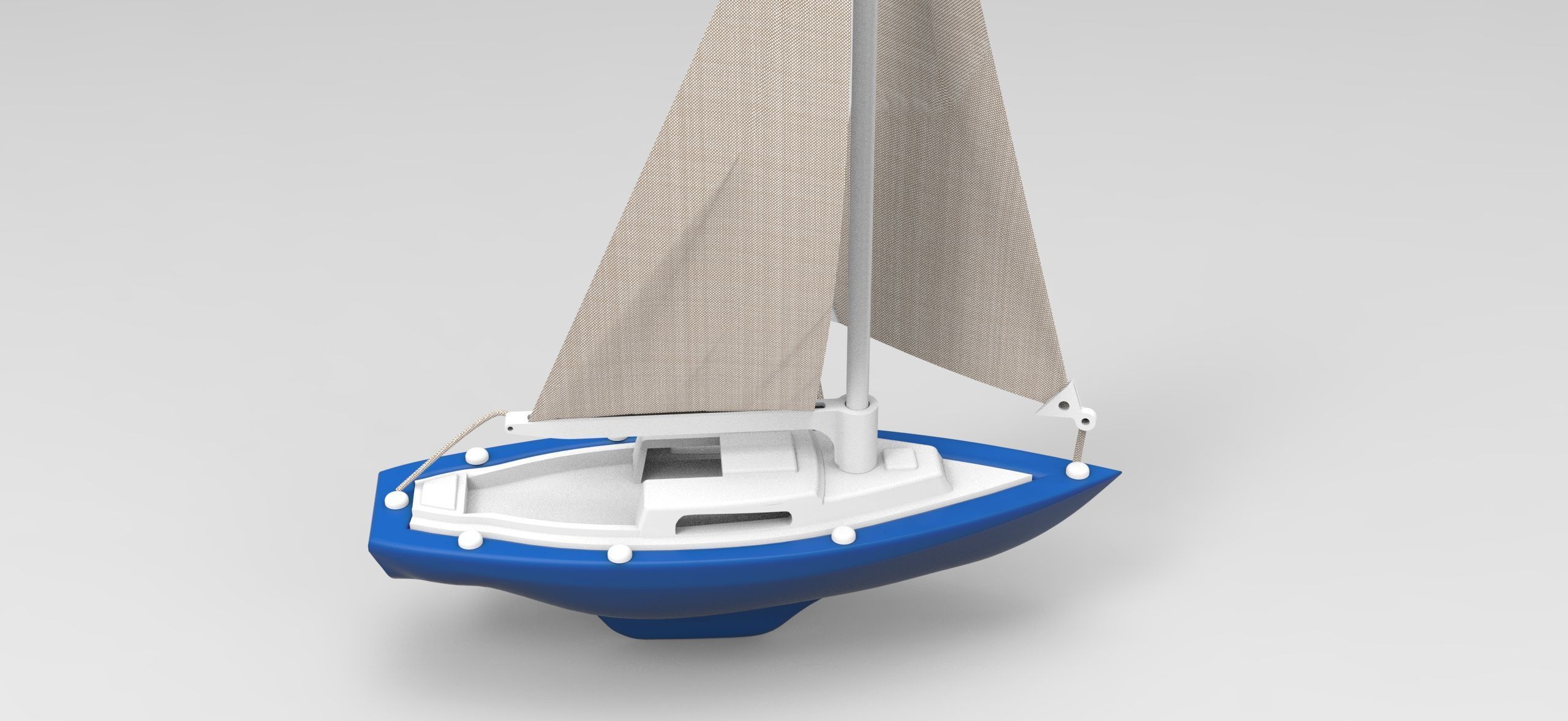 Sailboat 3D print model_6