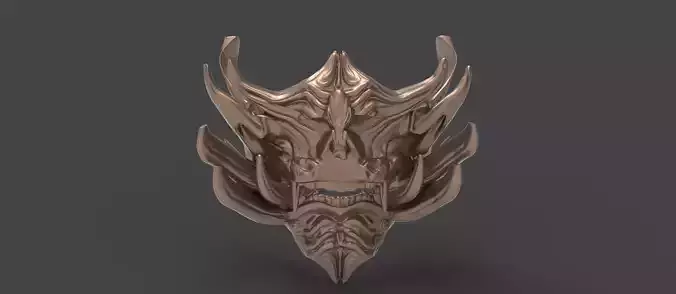 Shogun assassin wolf mask 3D model