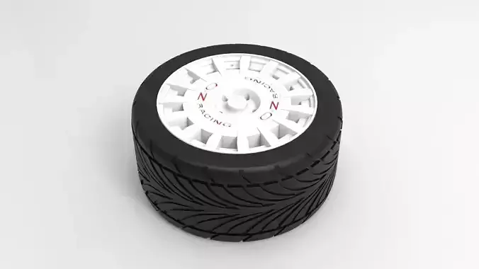 OZ Racing wheel storage box 3D print model
