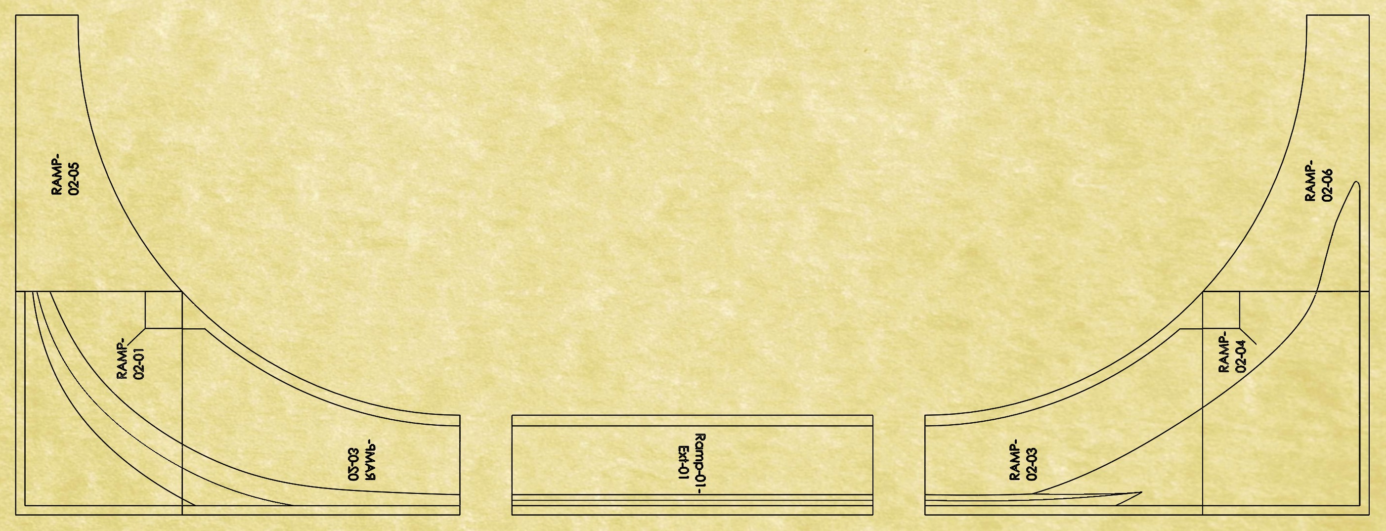 Ramp-02 Extension 4 ft x 2 ft N-Scale Layout  3D print model_2