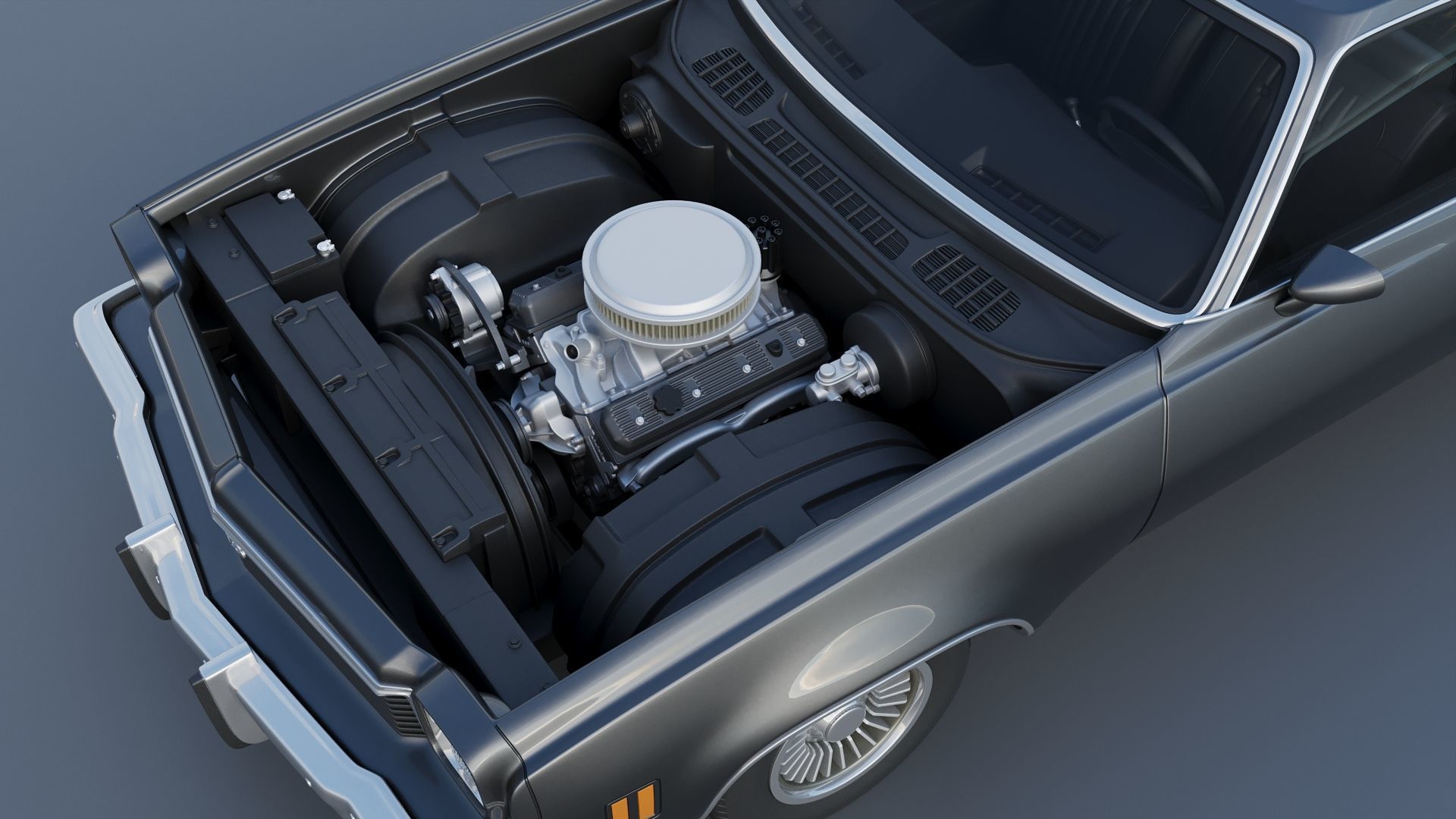 Chevrolet El Camino 1973 3D print model_21