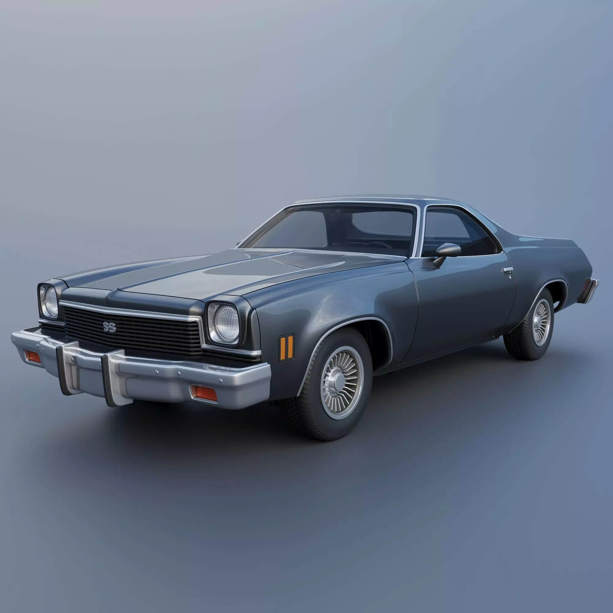 Chevrolet El Camino 1973 3D print model_0