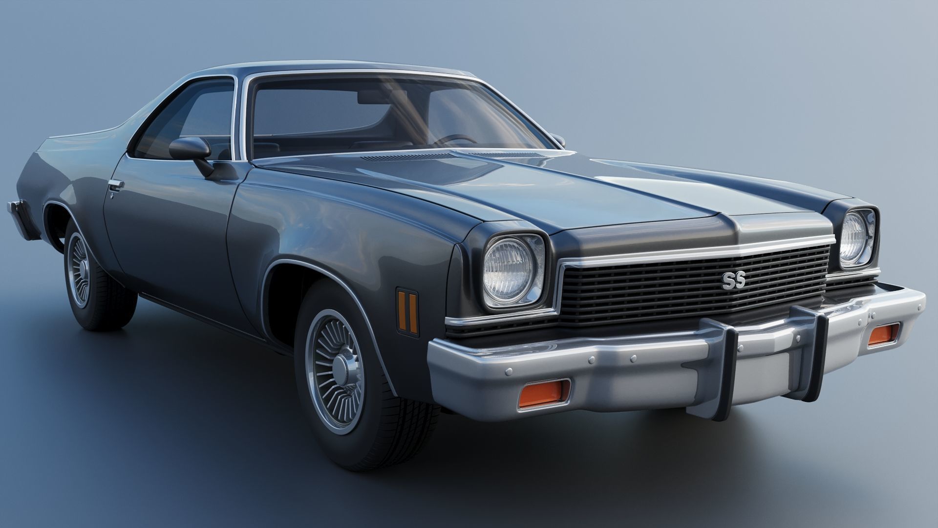 Chevrolet El Camino 1973 3D print model_12