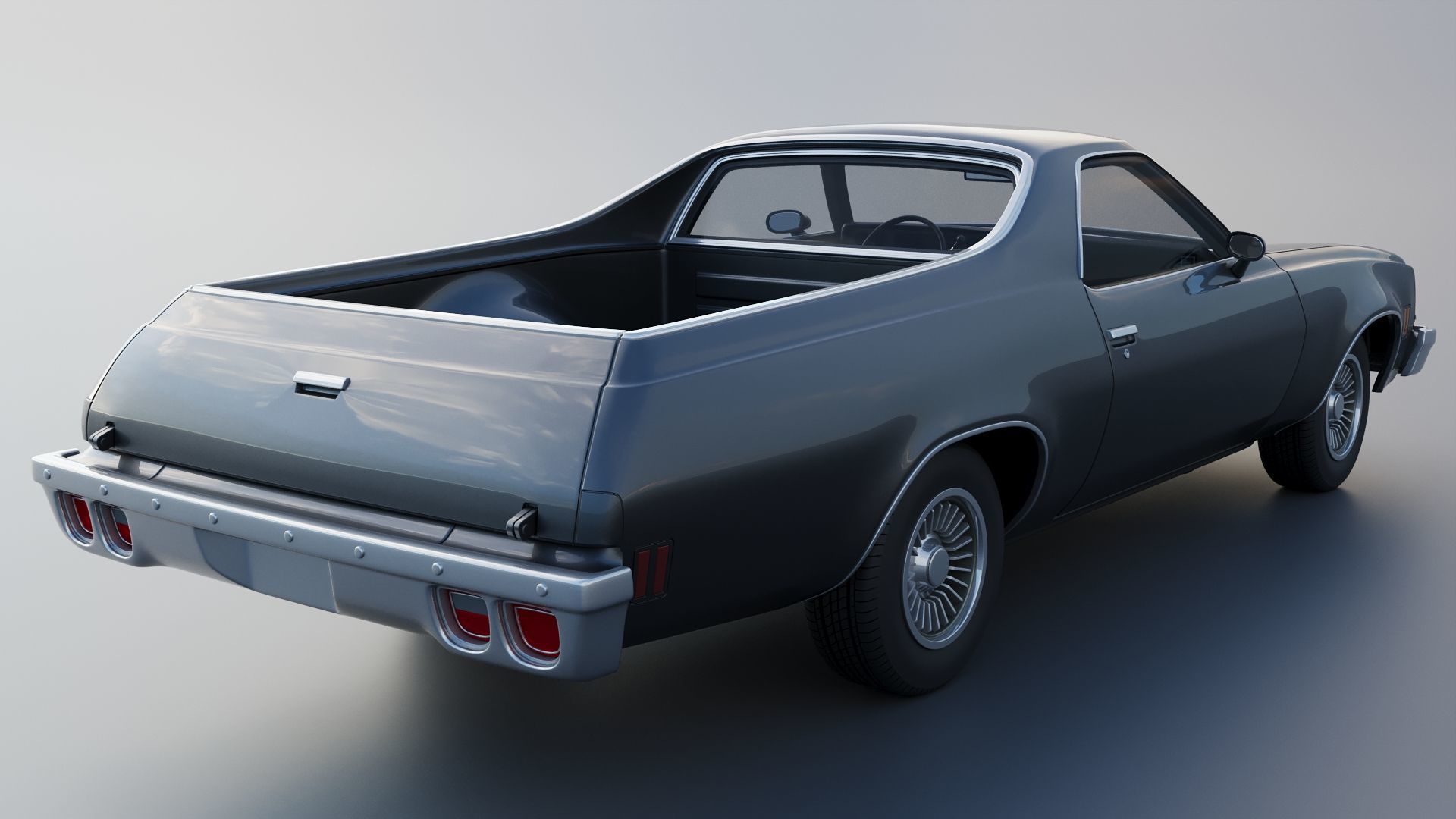 Chevrolet El Camino 1973 3D print model_8