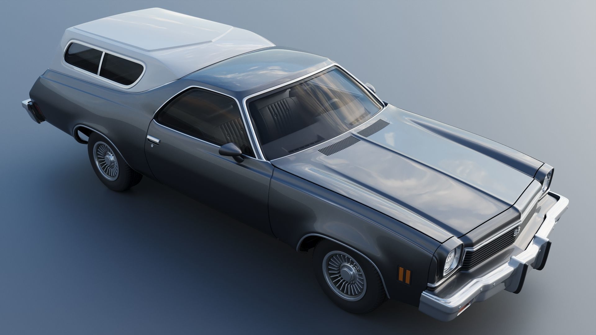 Chevrolet El Camino 1973 3D print model_18
