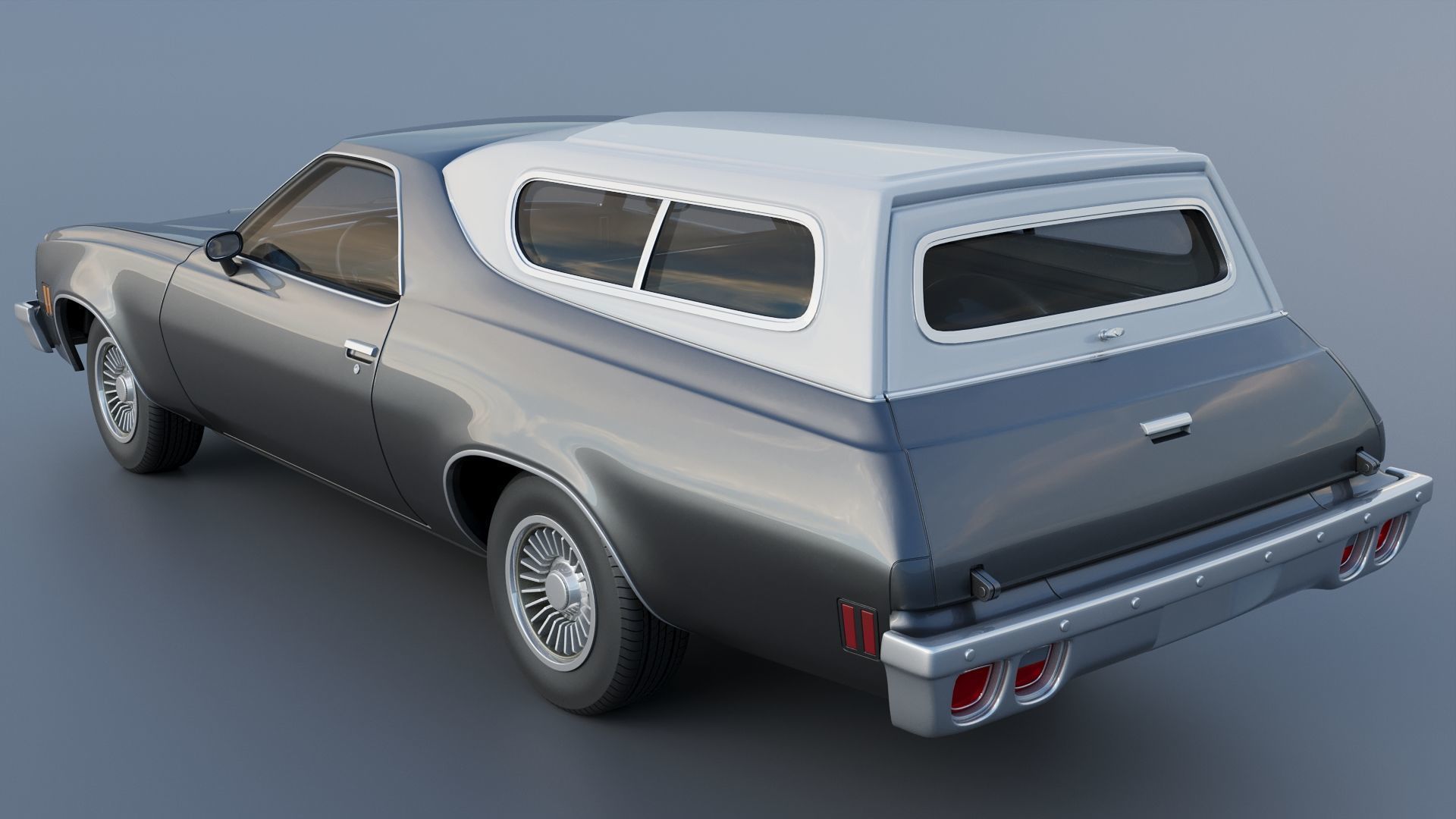 Chevrolet El Camino 1973 3D print model_16
