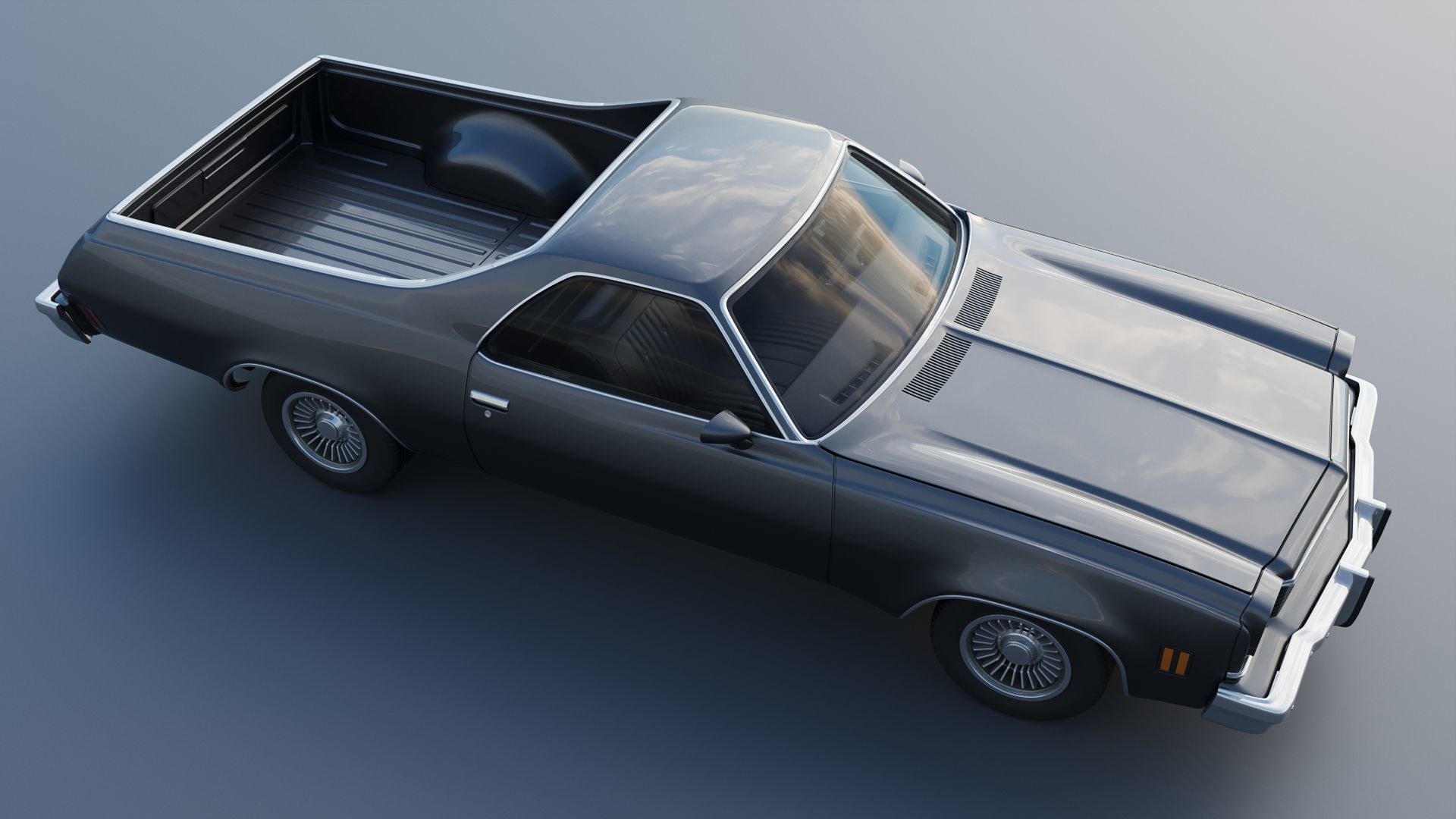 Chevrolet El Camino 1973 3D print model_13