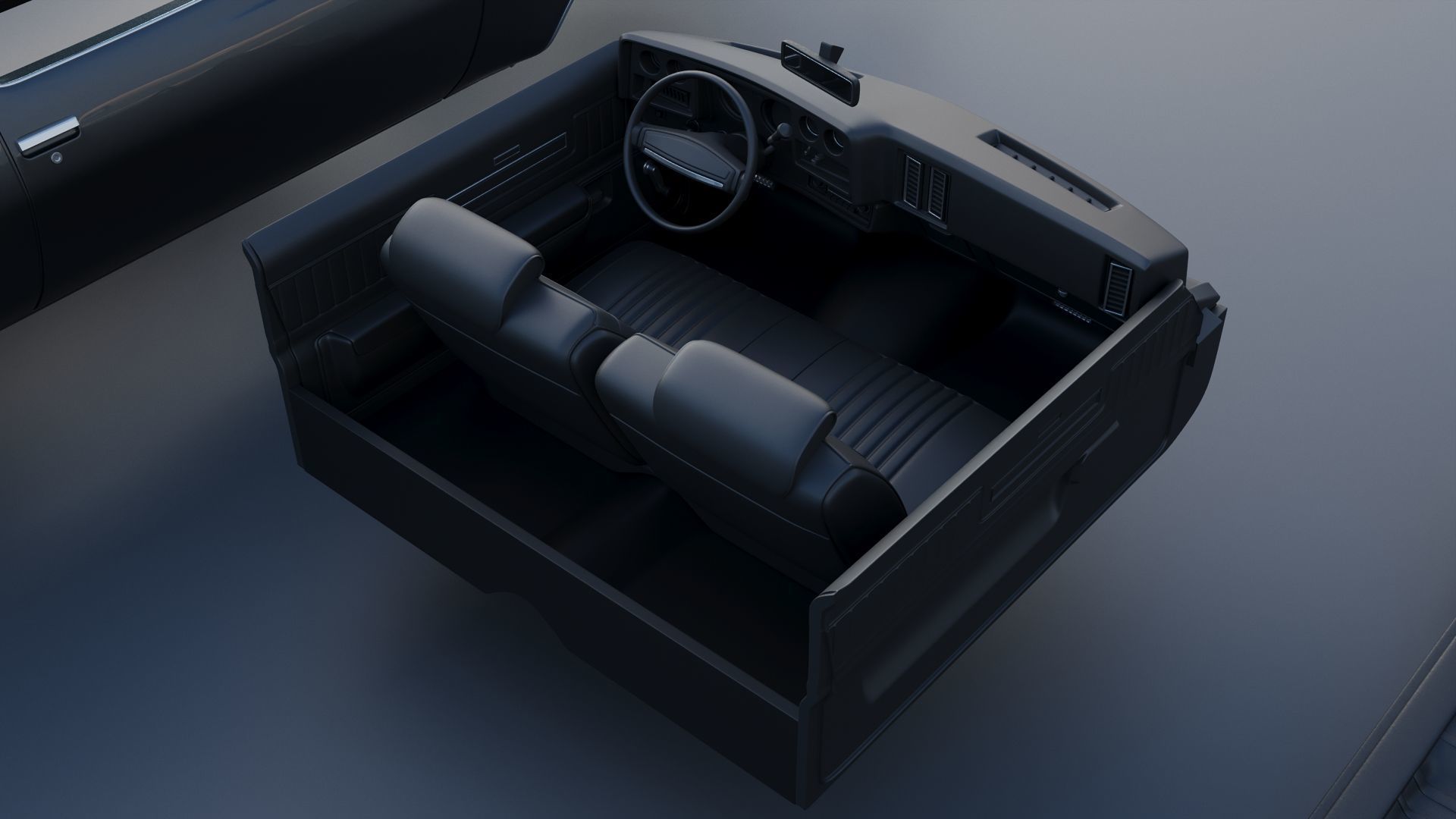 Chevrolet El Camino 1973 3D print model_32