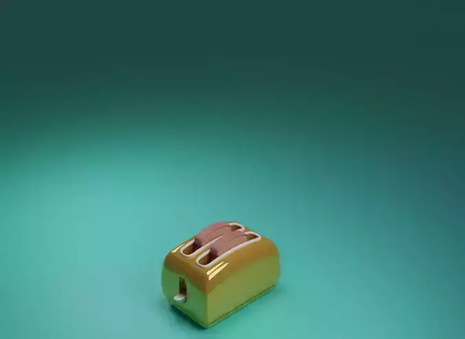 toster bread  3D model