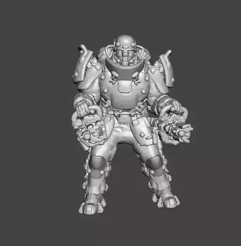 SUPERSOLDAT 1961 MINIATURE MODEL FIGURE FOR SCIFI GAMES RPG DND 3D print model