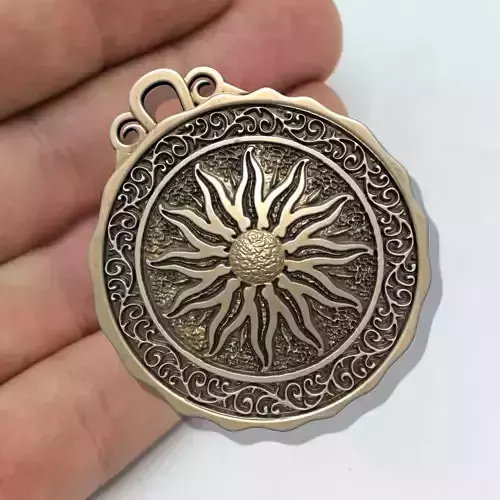 ANCIENT SUN PENDANT M03 3D print model