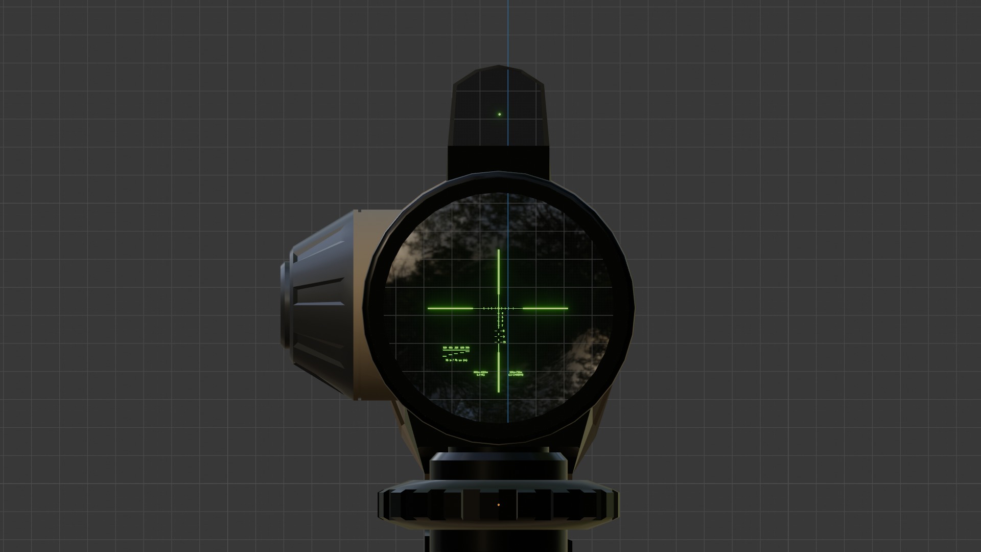  MachineGun  LMG 3D model_5