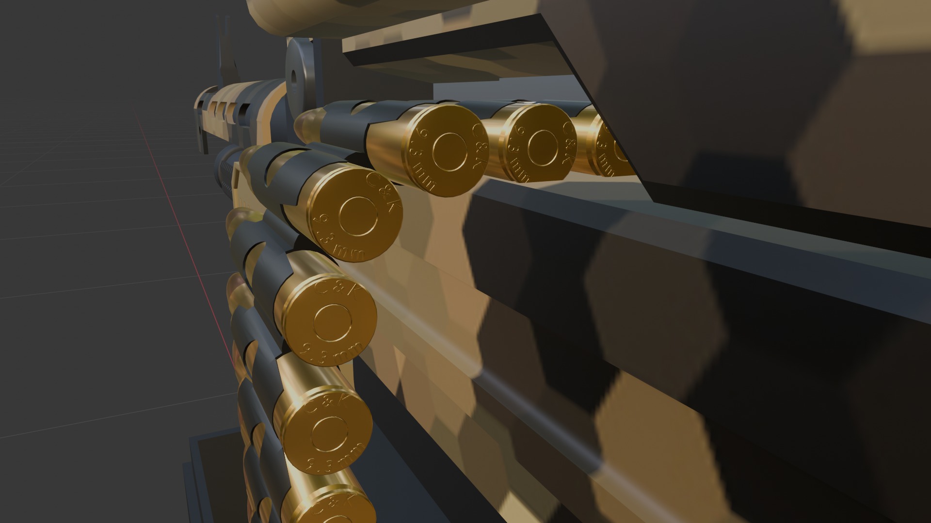  MachineGun  LMG 3D model_3