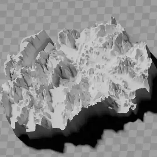 North Macedonia relief maps collection