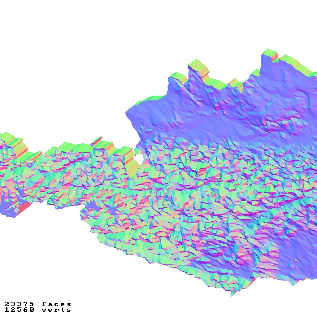 Austria geography relief map collection 3D print model_9