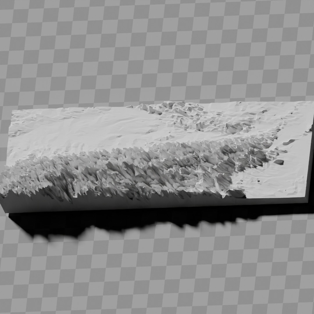 Austria geography relief map collection 3D print model_5