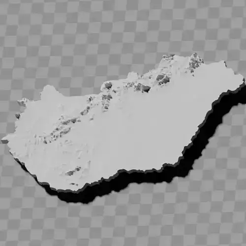Hungary relief maps collection