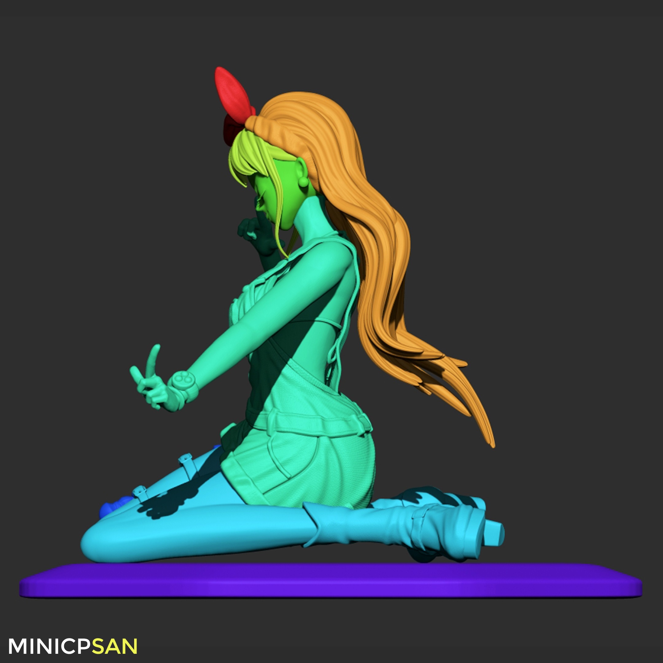 Nami Stampede Outfit 03 - One Piece Anime Figure 3D print model 3D print model_19