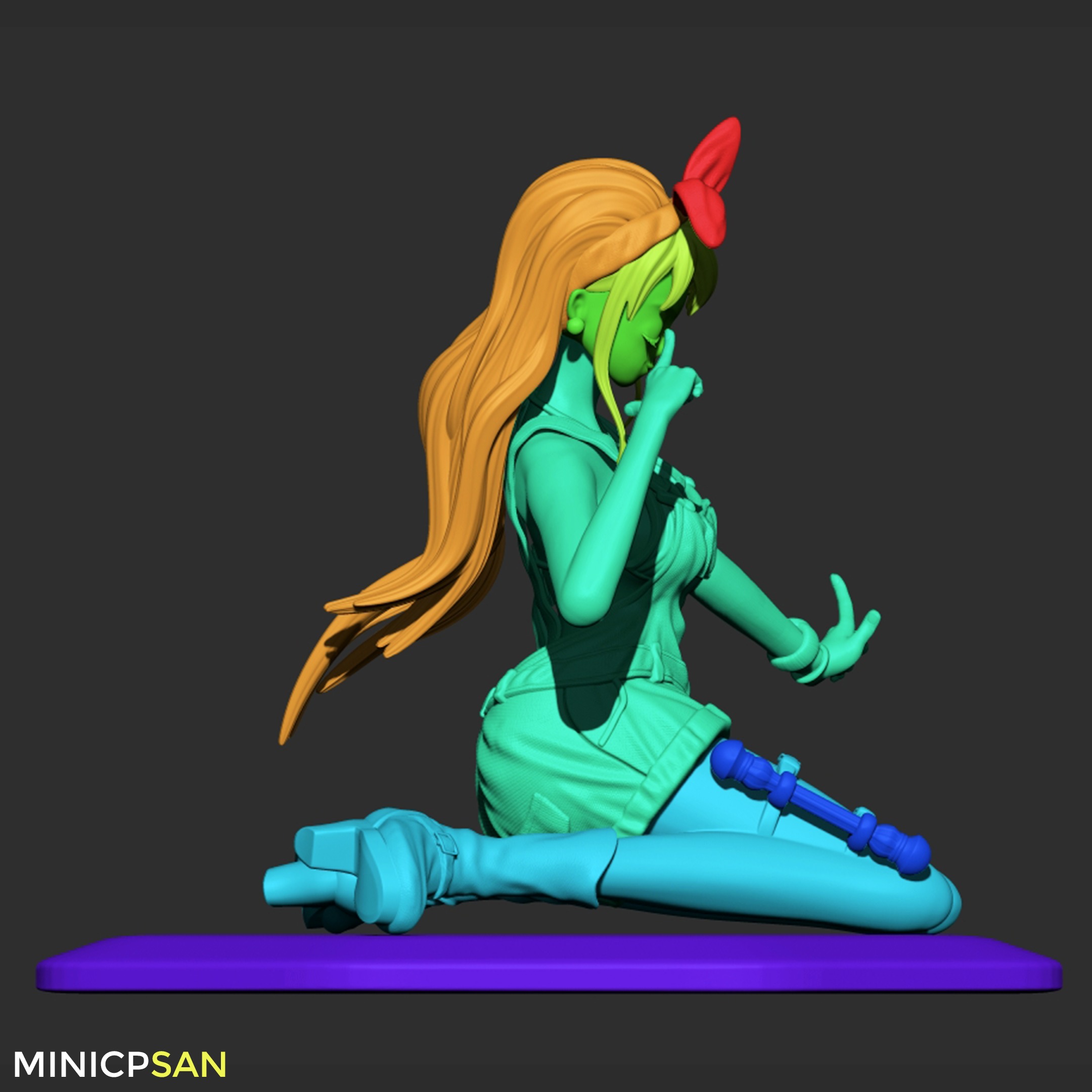 Nami Stampede Outfit 03 - One Piece Anime Figure 3D print model 3D print model_20