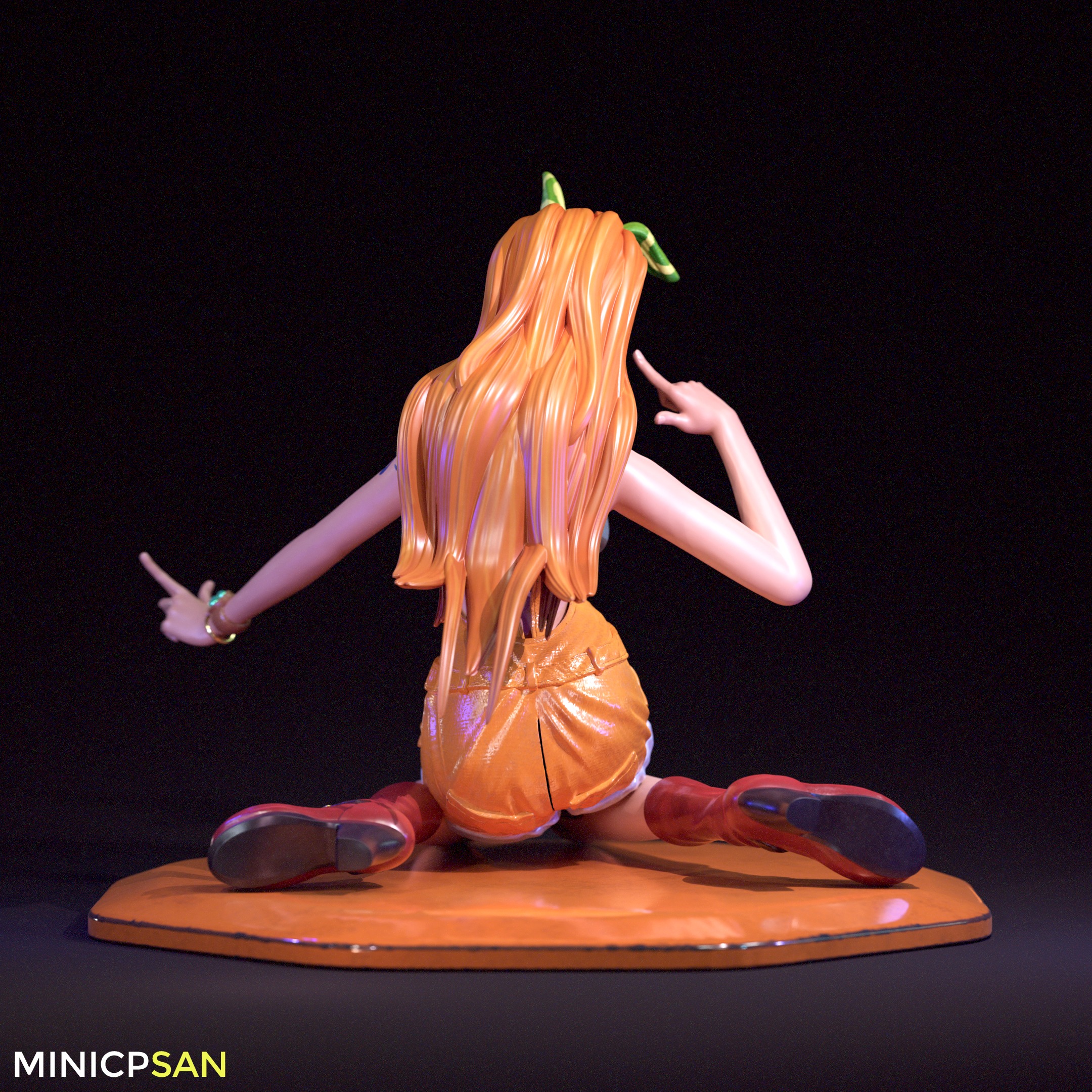 Nami Stampede Outfit 03 - One Piece Anime Figure 3D print model 3D print model_5