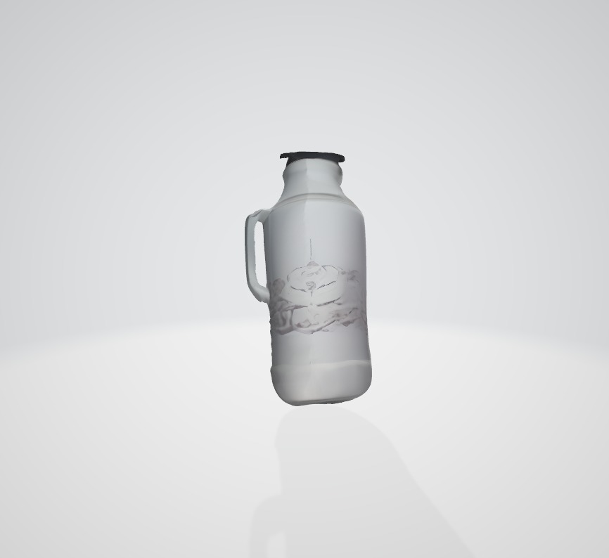 Old Coffee Bottle  Low Poly 3D Asset Low-poly 3D model_1