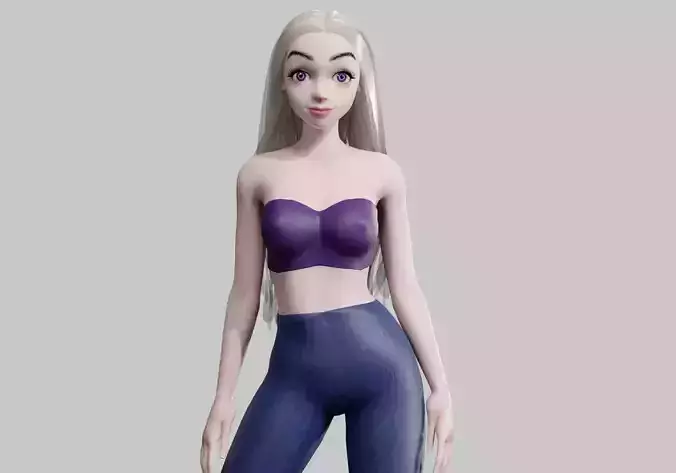 cute cool woman V23956 