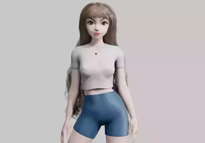 cute Basic Woman V28911 