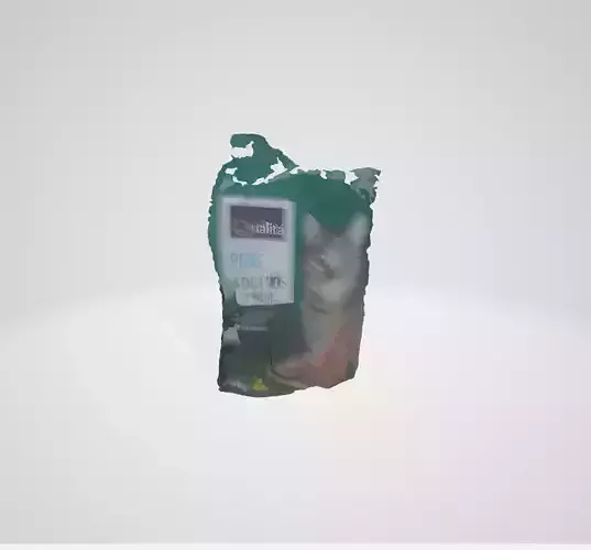 Tattered Animal Feed Bag  LowPoly 3D Model Low-poly 3D model