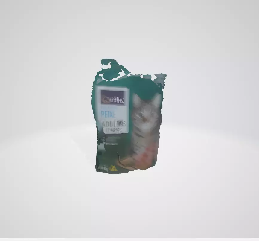 Tattered Animal Feed Bag LowPoly 3D Model Low-poly 3D model_0
