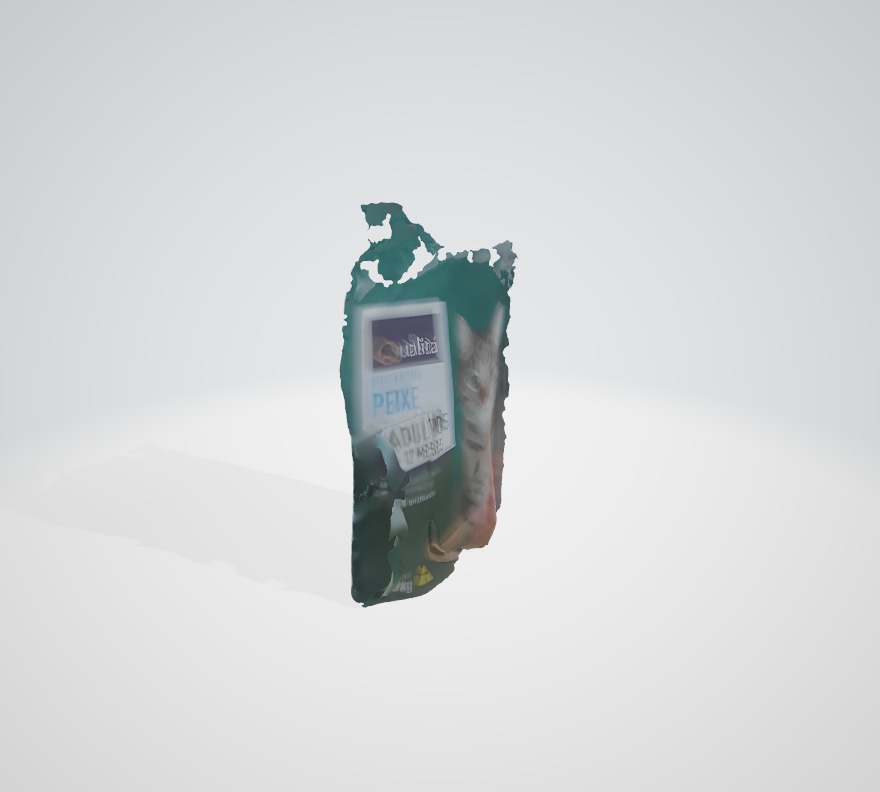 Tattered Animal Feed Bag LowPoly 3D Model Low-poly 3D model_2