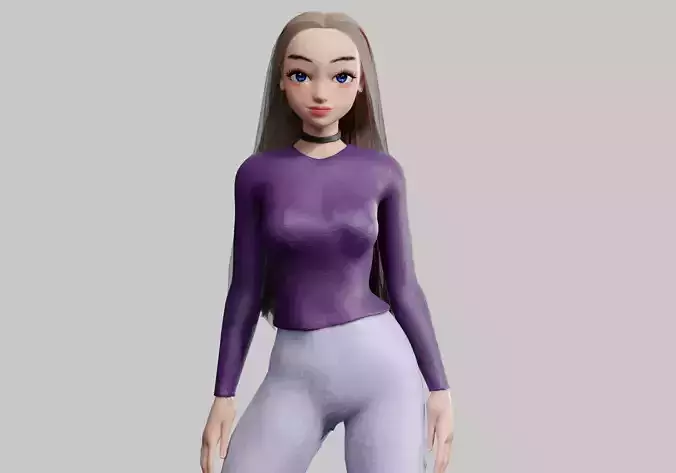 Basic Beautiful woman V23601 