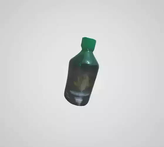 Low Poly Poison Toxic Flask Low-poly 3D model