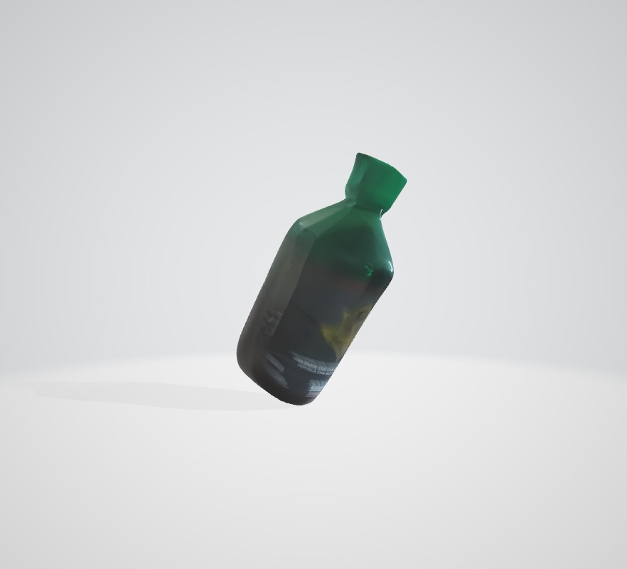 Low Poly Poison Toxic Flask Low-poly 3D model_1