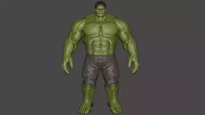 Incredible Hulk Low-poly 3D model