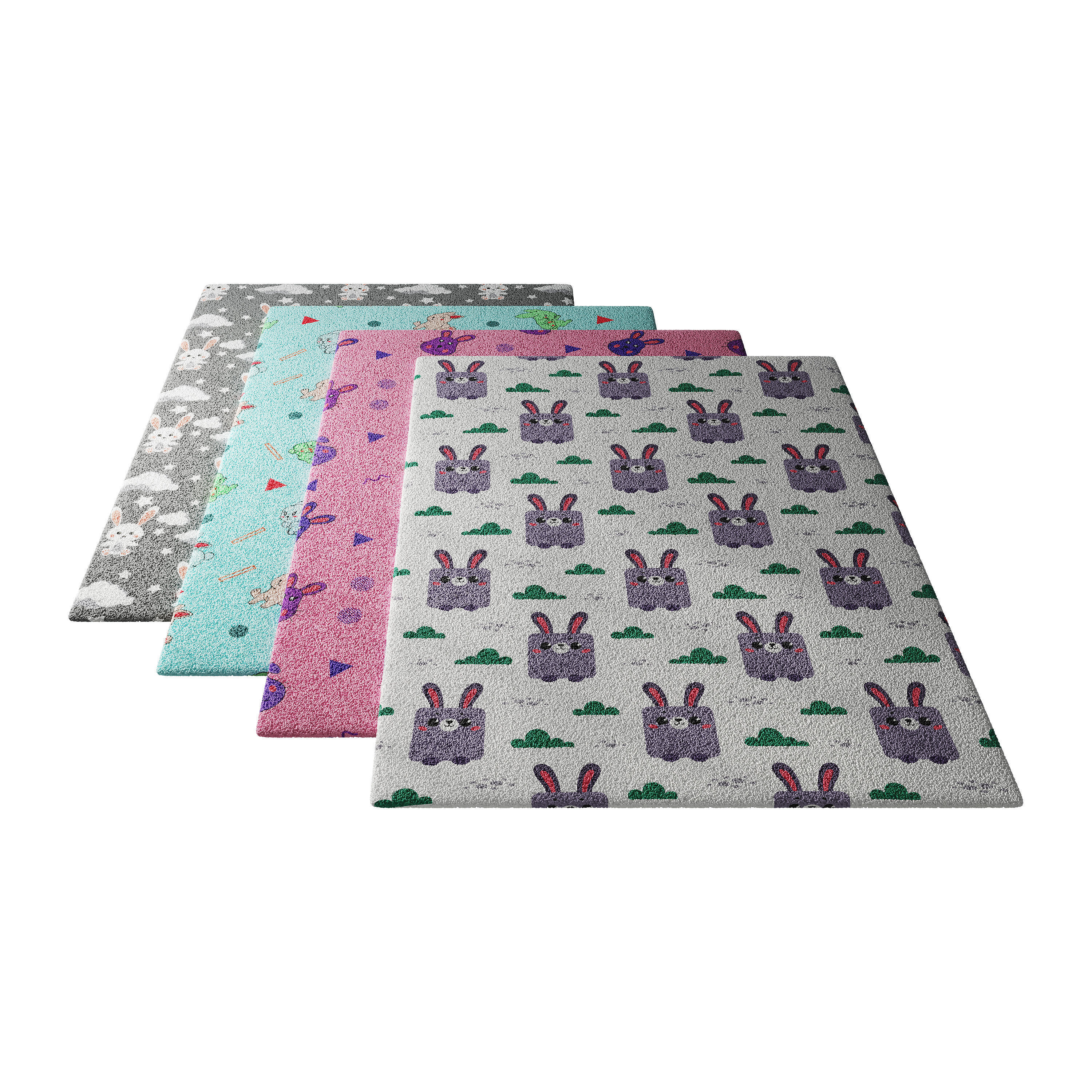 carpet for childrens room set 7 3D model_1