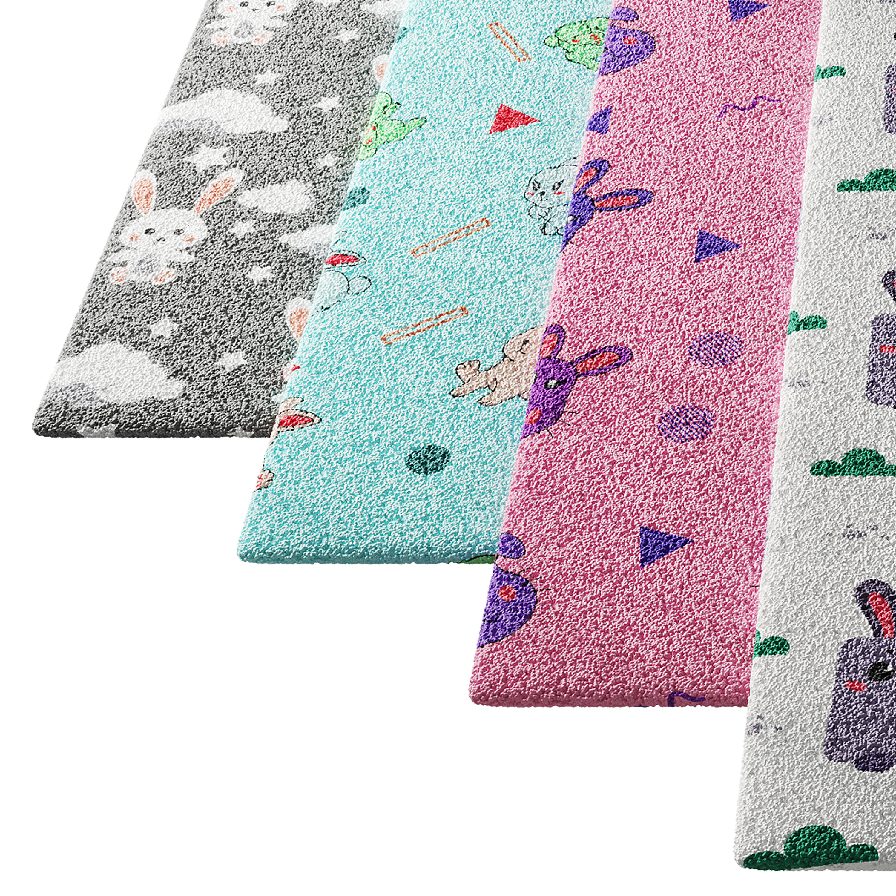 carpet for childrens room set 7 3D model_6