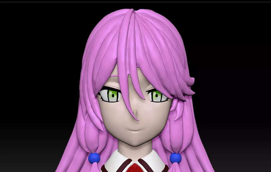 NSWF - Bust of Flare - Re do of healer Anime - For 3Dprinting 3D print model_0