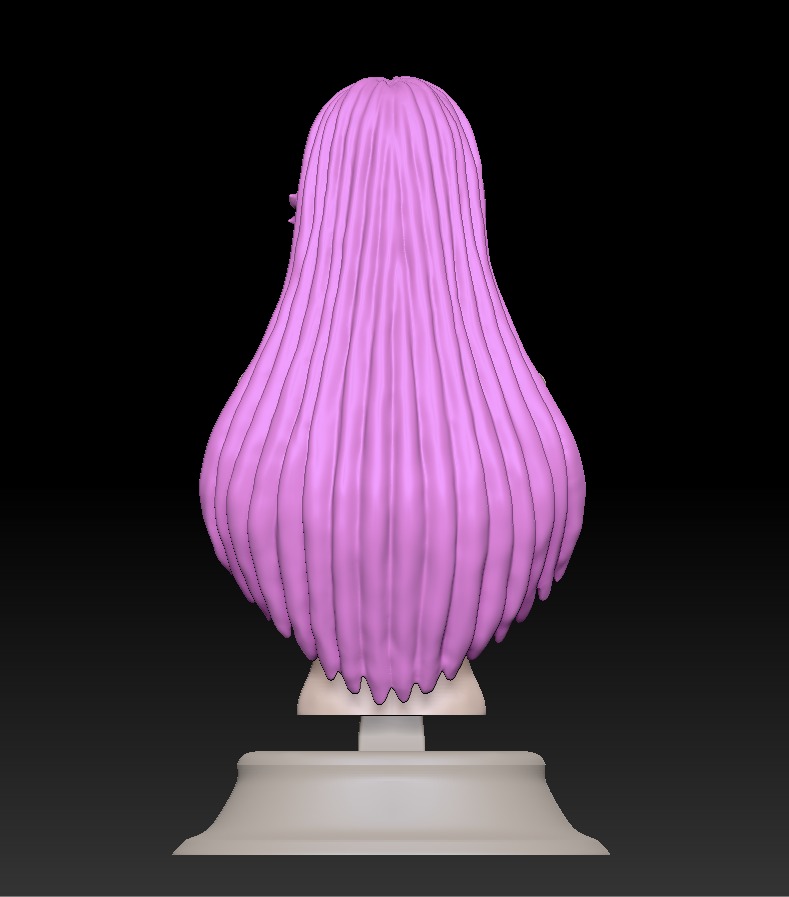 NSWF - Bust of Flare - Re do of healer Anime - For 3Dprinting 3D print model_2