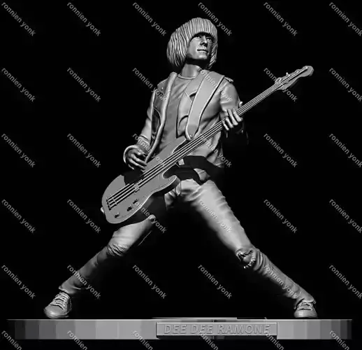 dee dee ramone 3d printing