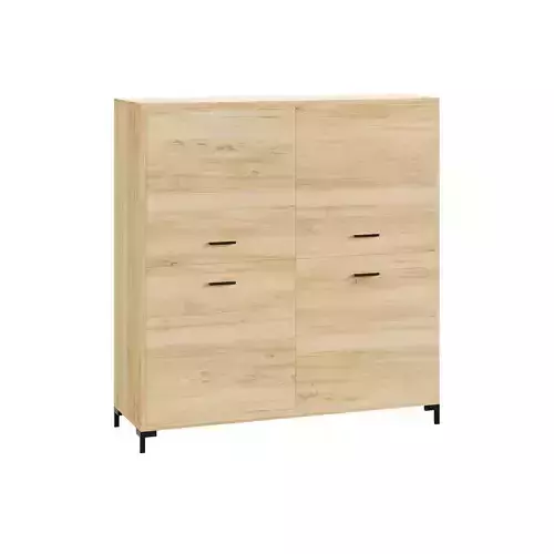 Cleveland-2 Wood White Cabinet
