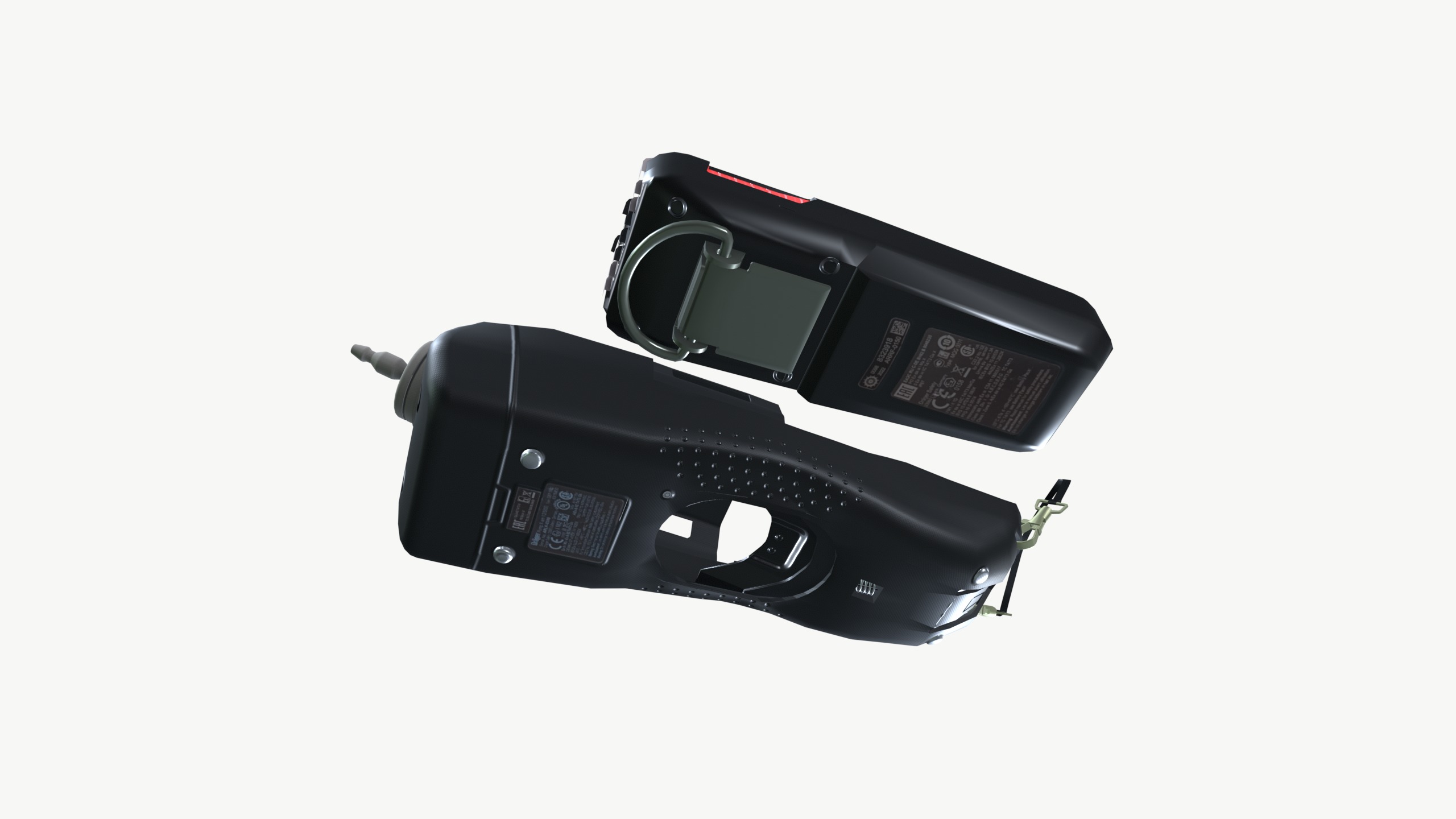 Gas Controller Low-poly 3D model_5